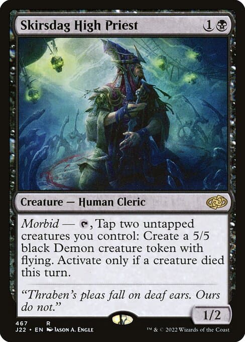 Skirsdag High Priest from Jumpstart 2022 (Rare)