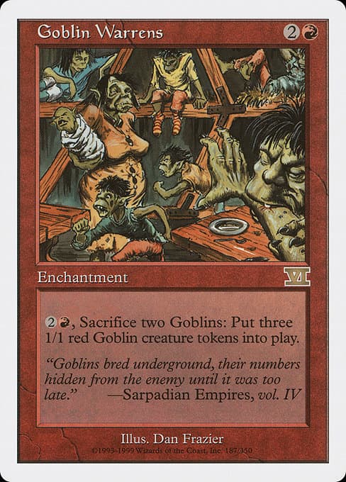 Goblin Warrens from Classic Sixth Edition (Rare)