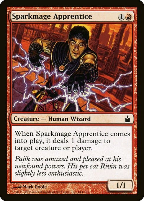 Sparkmage Apprentice from Ravnica: City of Guilds (Common)