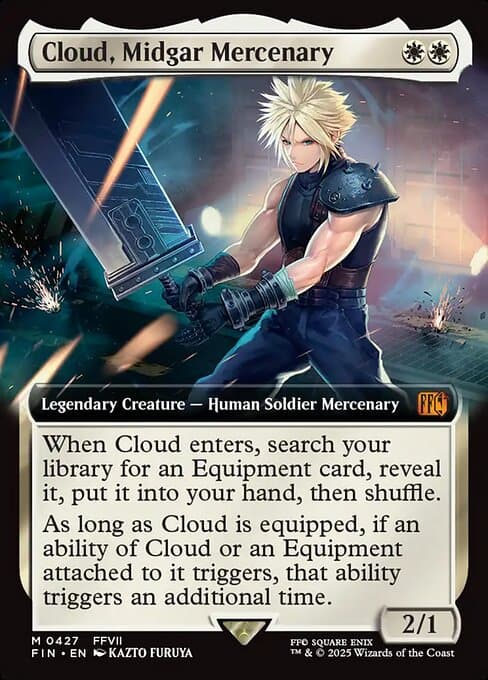 Cloud, Midgar Mercenary from Final Fantasy (Mythic)