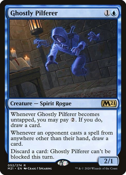 Ghostly Pilferer from Core Set 2021 (Rare)