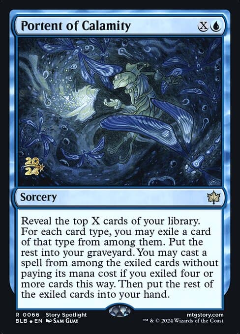 Portent of Calamity from Bloomburrow Promos (Rare)