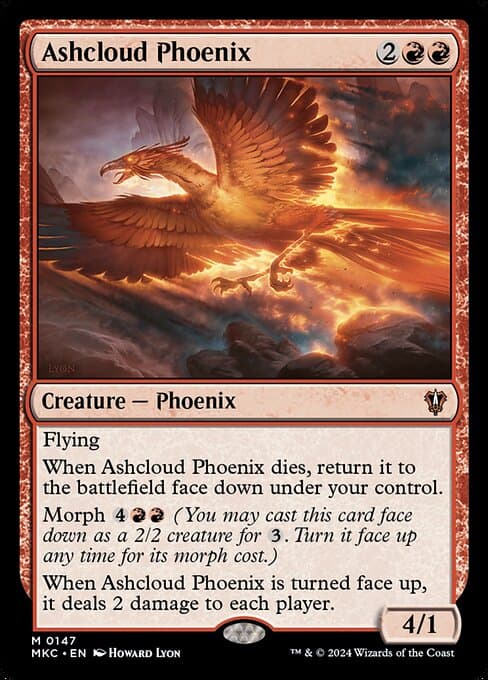 Ashcloud Phoenix from Murders at Karlov Manor Commander (Mythic)