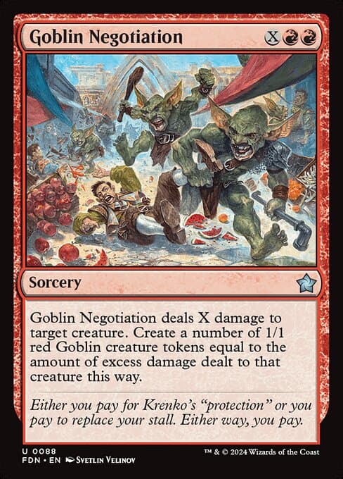 Goblin Negotiation from Foundations (Uncommon)