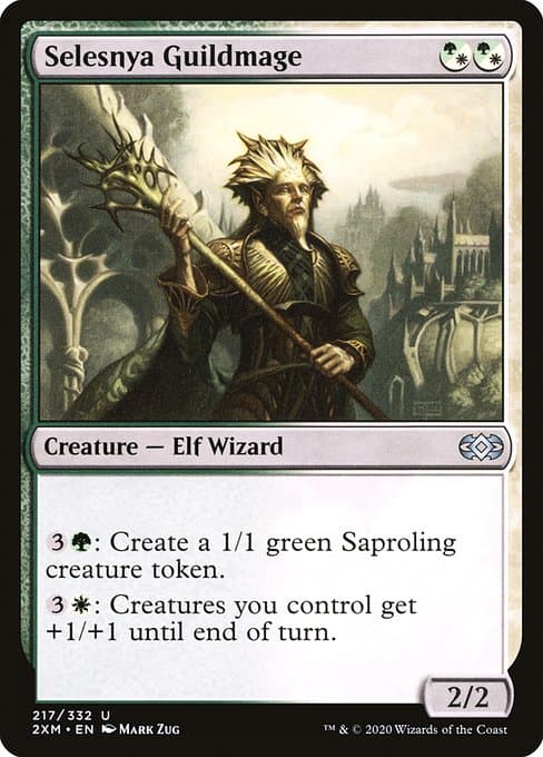 Selesnya Guildmage from Double Masters (Uncommon)