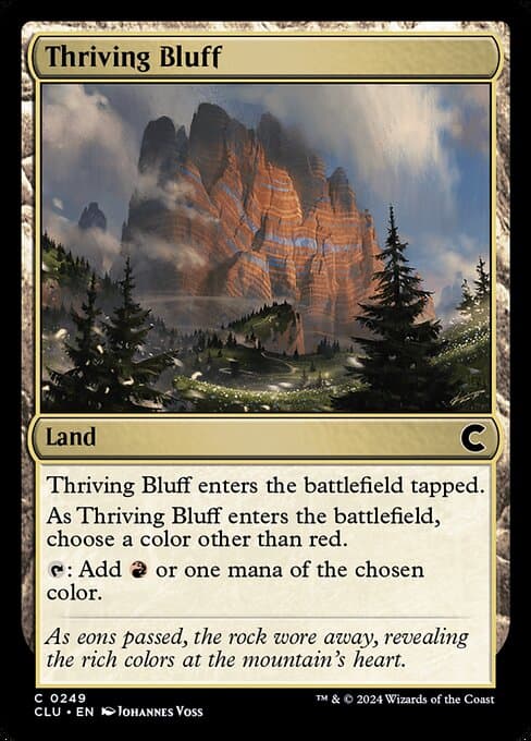Thriving Bluff from Ravnica: Clue Edition (Common)