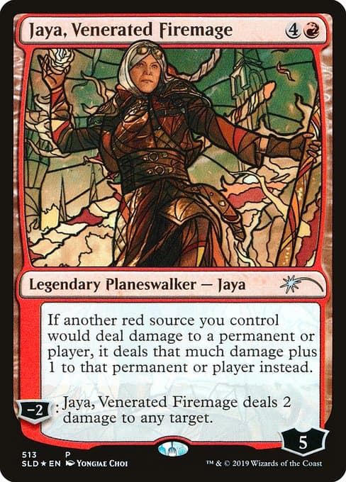 Jaya, Venerated Firemage from Secret Lair Drop (Uncommon)