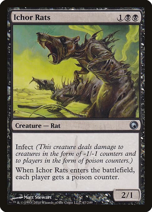 Ichor Rats from Scars of Mirrodin (Uncommon)