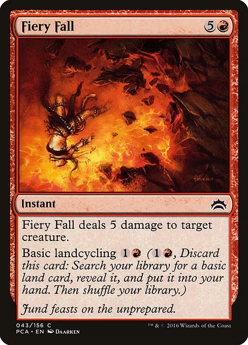 Fiery Fall from Planechase Anthology (Common)