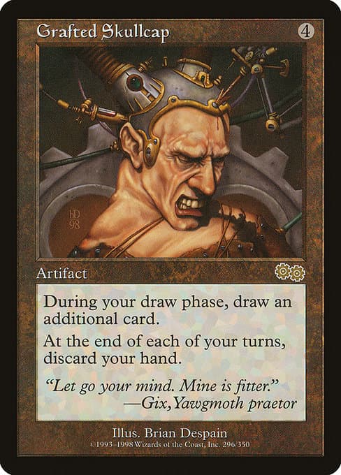 Grafted Skullcap from Urza's Saga (Rare)