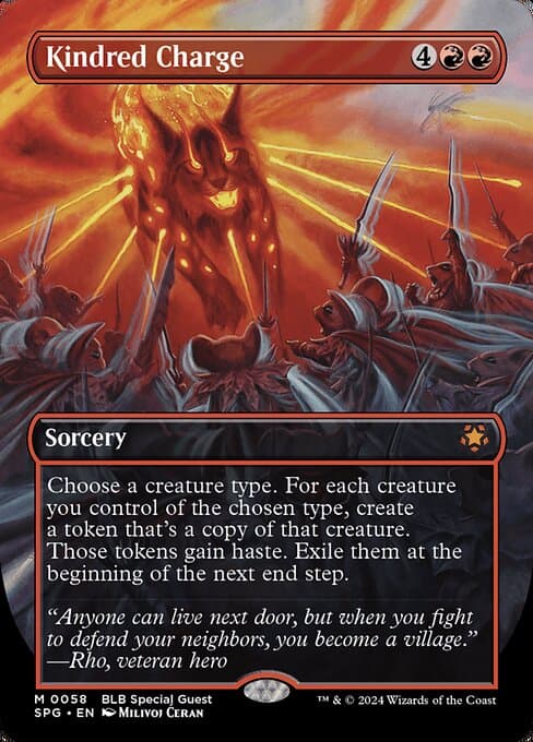 Kindred Charge from Special Guests (Mythic)