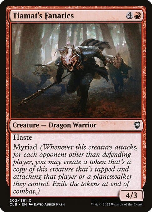 Tiamat's Fanatics from Commander Legends: Battle for Baldur's Gate (Common)