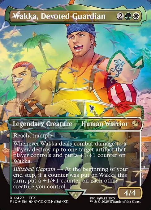 Wakka, Devoted Guardian from Final Fantasy Commander (Rare)
