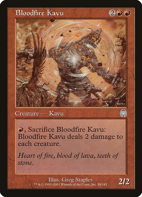 Bloodfire Kavu from Apocalypse (Uncommon)