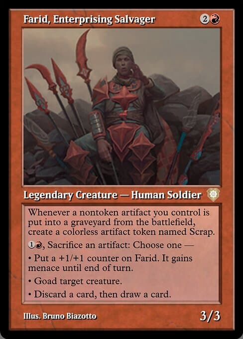 Farid, Enterprising Salvager from Magic Online Promos (Rare)