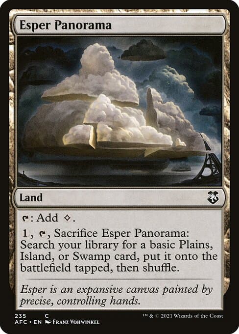 Esper Panorama from Forgotten Realms Commander (Common)