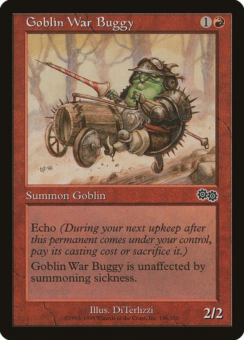 Goblin War Buggy from Urza's Saga (Common)