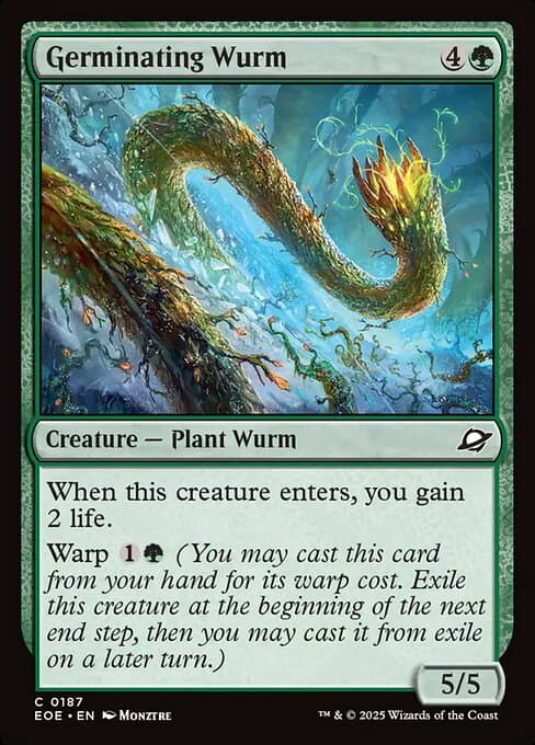 Germinating Wurm from Edge of Eternities (Common)