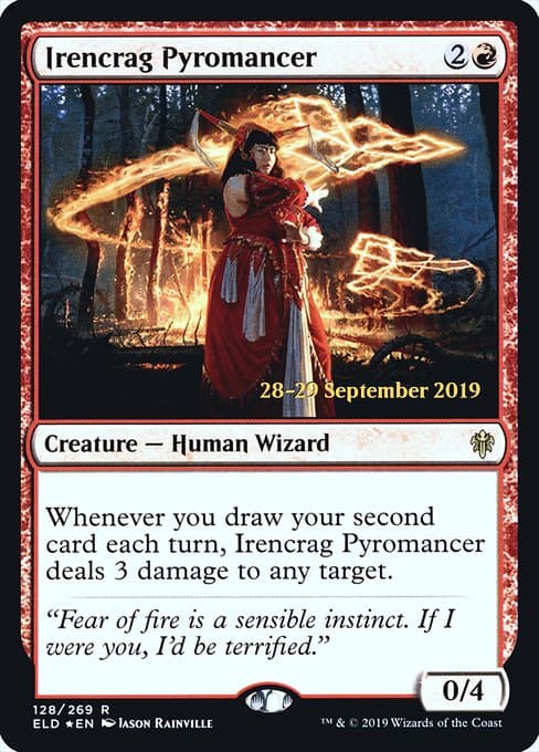 Irencrag Pyromancer from Throne of Eldraine Promos (Rare)