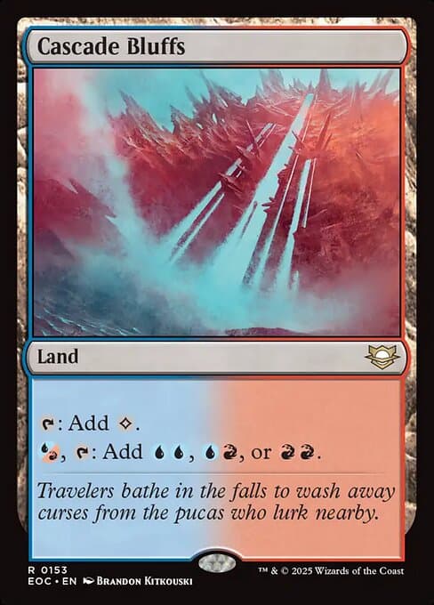 Cascade Bluffs from Edge of Eternities Commander (Rare)