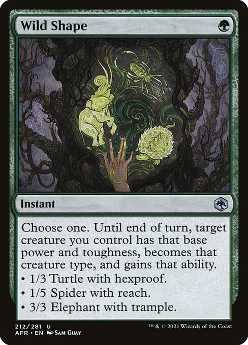 Wild Shape from Adventures in the Forgotten Realms (Uncommon)