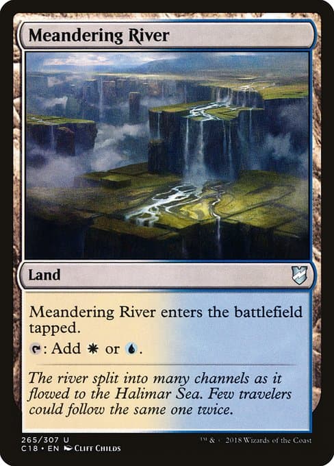 Meandering River from Commander 2018 (Uncommon)