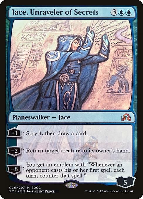 Jace, Unraveler of Secrets from San Diego Comic-Con 2017 (Mythic)