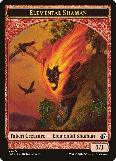Elemental Shaman from Duel Decks Anthology: Jace vs. Chandra Tokens (Common)