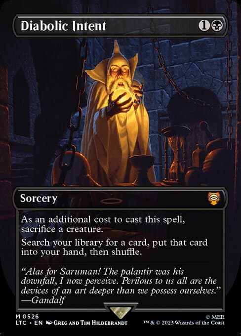 Diabolic Intent from Tales of Middle-earth Commander (Mythic)