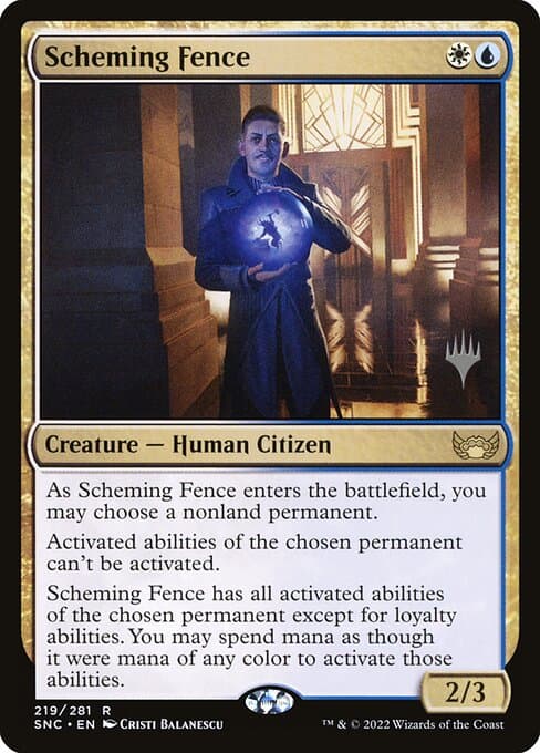 Scheming Fence from Streets of New Capenna Promos (Rare)