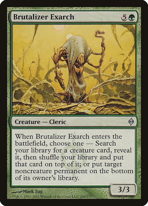 Brutalizer Exarch from New Phyrexia (Uncommon)