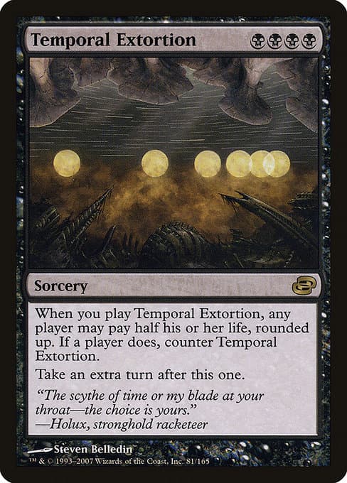 Temporal Extortion from Planar Chaos (Rare)