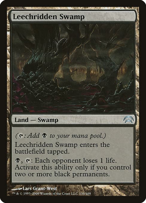 Leechridden Swamp from Planechase (Uncommon)