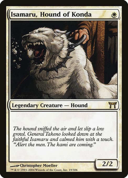 Isamaru, Hound of Konda from Champions of Kamigawa (Rare)