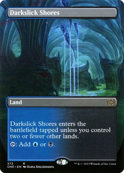 Darkslick Shores from Phyrexia: All Will Be One (Rare)