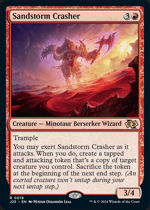 Sandstorm Crasher from Foundations Jumpstart (Rare)