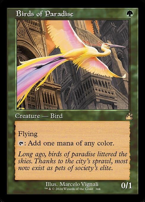 Birds of Paradise from Ravnica Remastered (Rare)