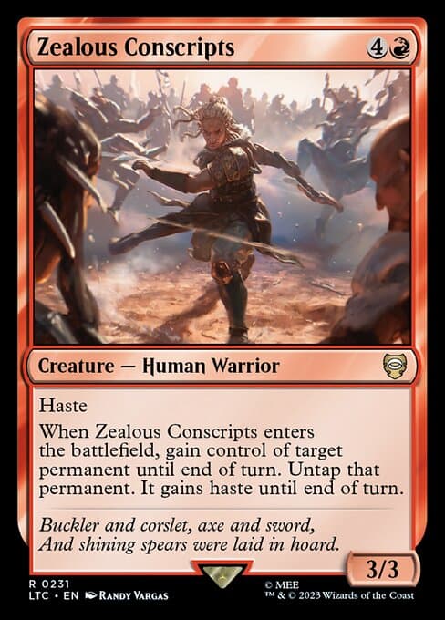 Zealous Conscripts from Tales of Middle-earth Commander (Rare)