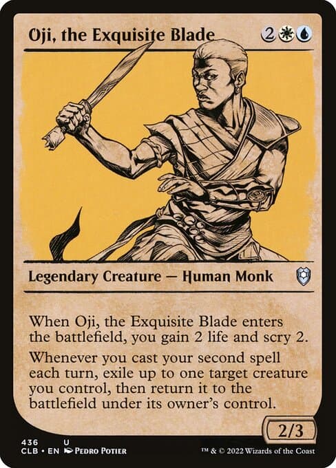 Oji, the Exquisite Blade from Commander Legends: Battle for Baldur's Gate (Uncommon)