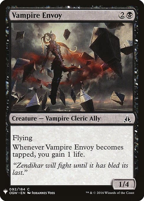 Vampire Envoy from The List (Common)