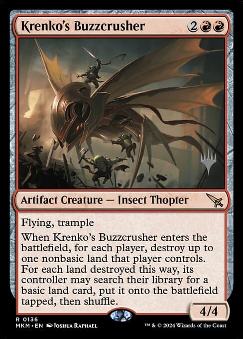 Krenko's Buzzcrusher from Murders at Karlov Manor Promos (Rare)
