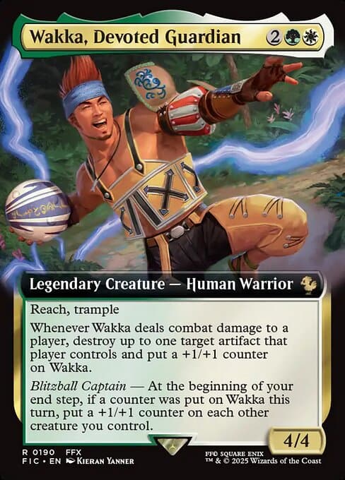 Wakka, Devoted Guardian from Final Fantasy Commander (Rare)