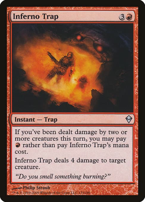 Inferno Trap from Zendikar (Uncommon)
