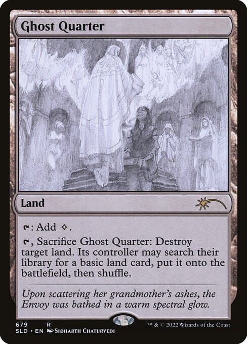 Ghost Quarter from Secret Lair Drop (Rare)