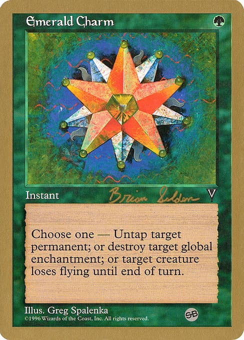 Emerald Charm from World Championship Decks 1998 (Common)