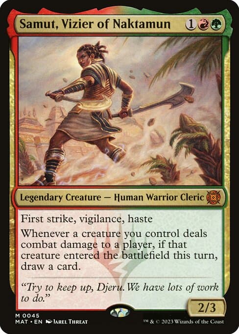 Samut, Vizier of Naktamun (Mythic)