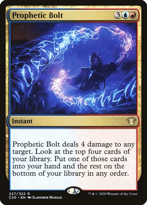 Prophetic Bolt from Commander 2020 (Rare)