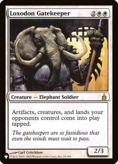 Loxodon Gatekeeper from The List (Rare)