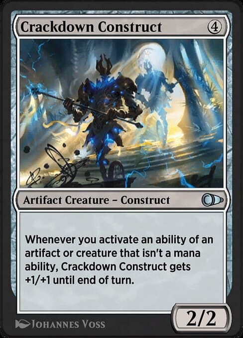 Crackdown Construct from Pioneer Masters (Uncommon)