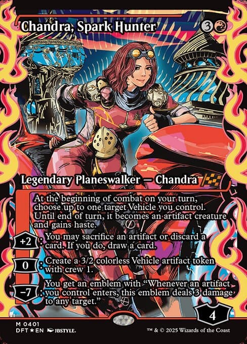 Chandra, Spark Hunter from Aetherdrift (Mythic)